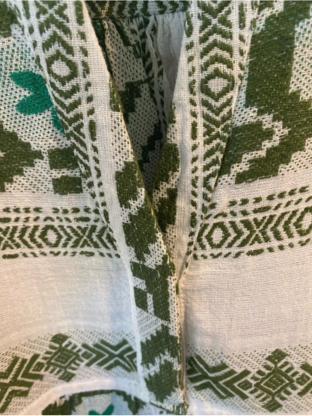 Elan woven mini dress with 3/4 sleeves - Picture 4 of 7